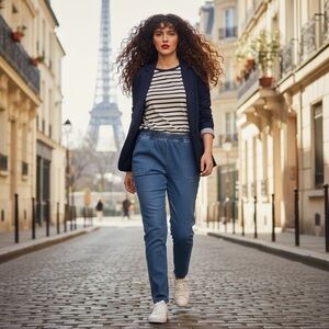 Carroll Reed Vintage Pull-On Denim Pants Size XL Petite NWT